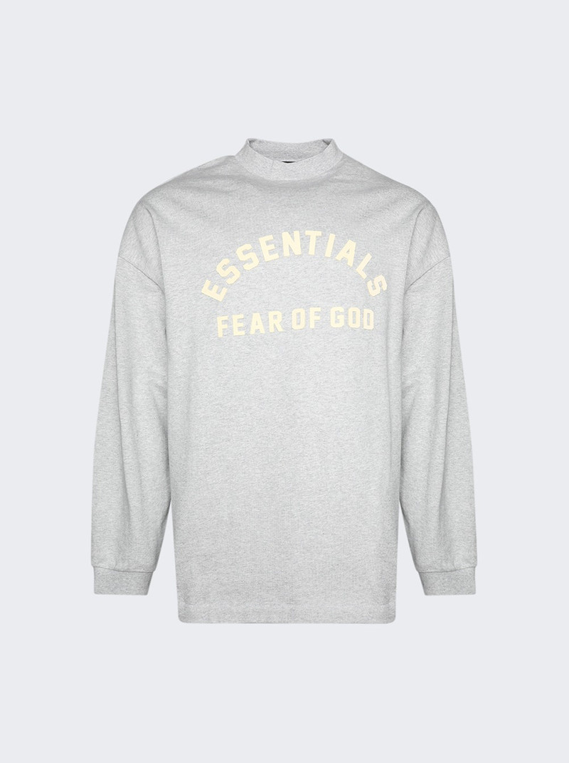 Long Sleeve Tee Light Heather Grey - 1