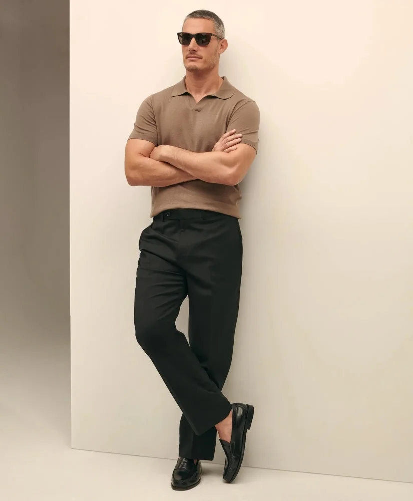 Traditional Fit Wool 1818 Dress Pants - 1