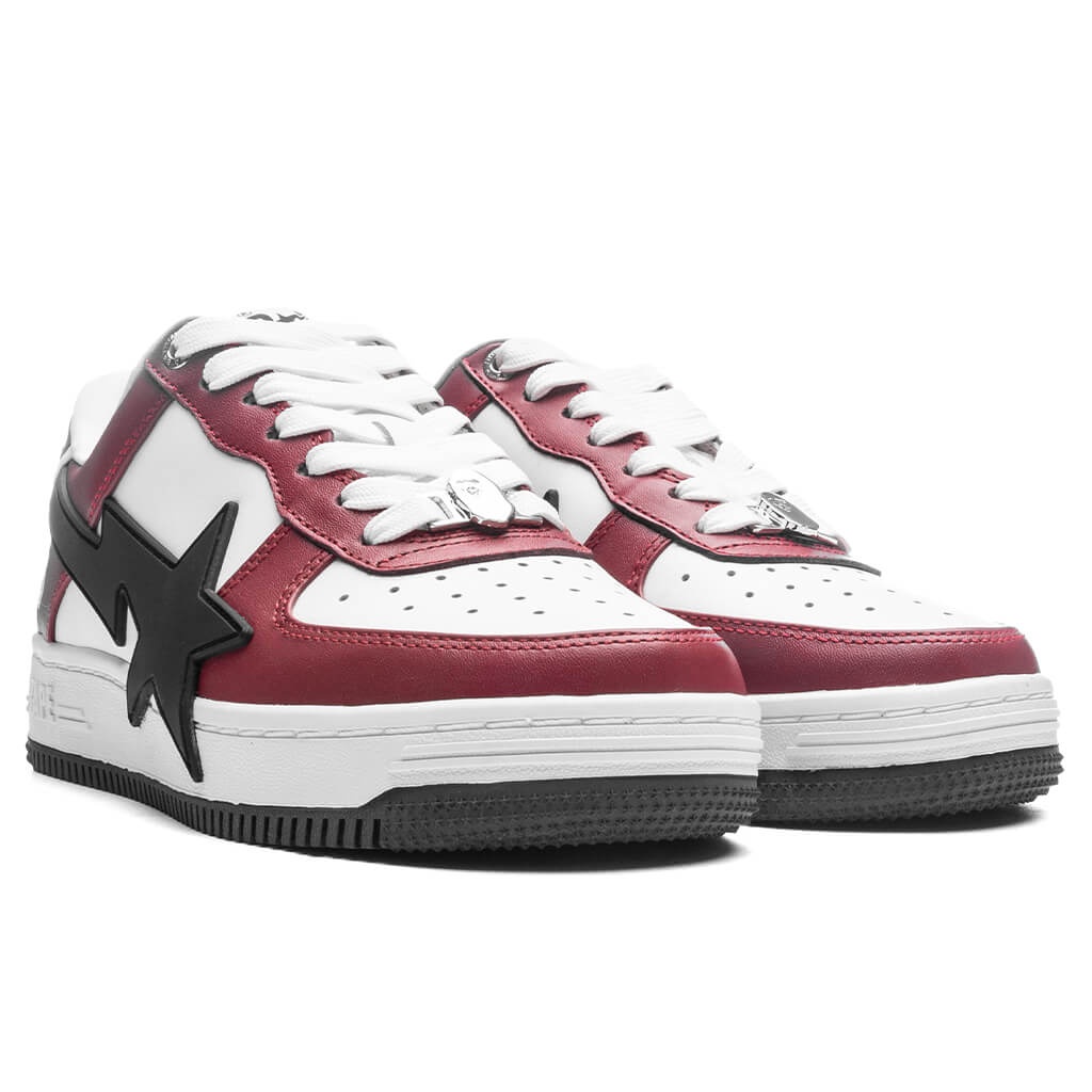 WOMEN'S BAPE STA OS #2 - BURGUNDY/BLACK - 2