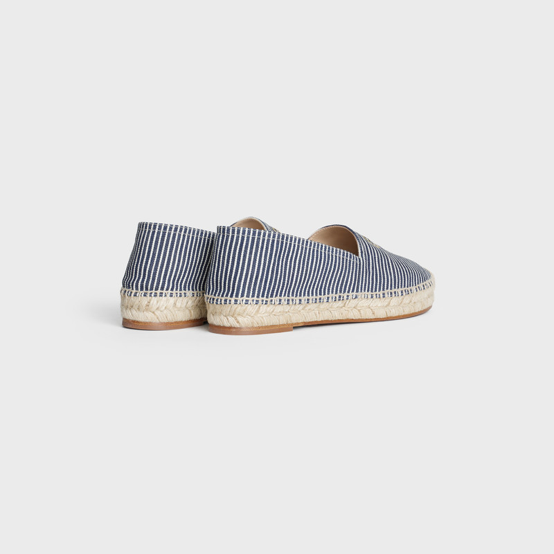 TAILLAT FLAT ESPADRILLE  IN  STRIPE CANVAS 3