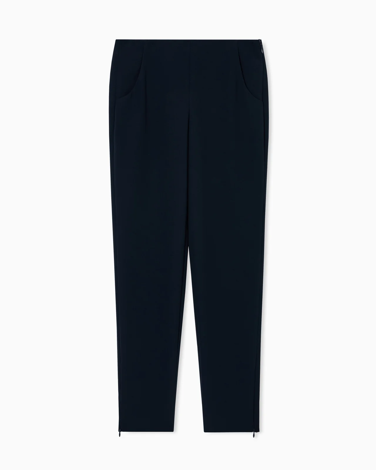 Cigarette pants in pure silk - 1