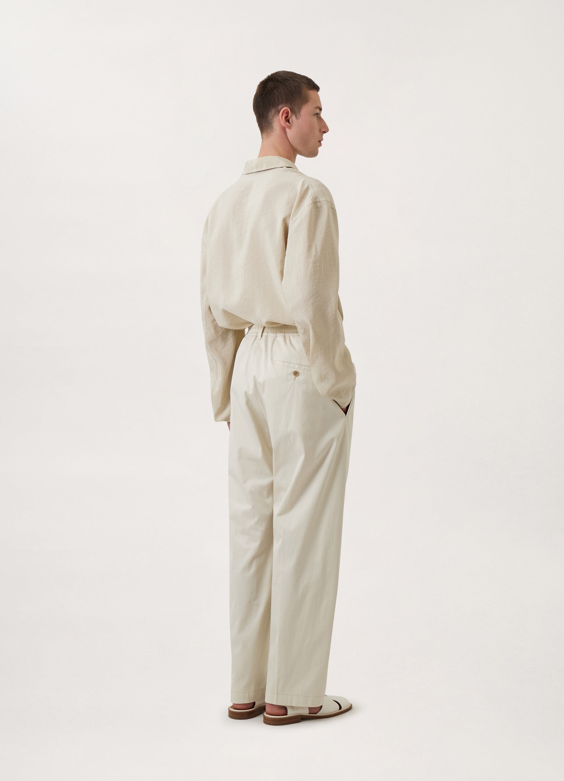 EASY PLEATED PANTS
COTTON TWILL - 5
