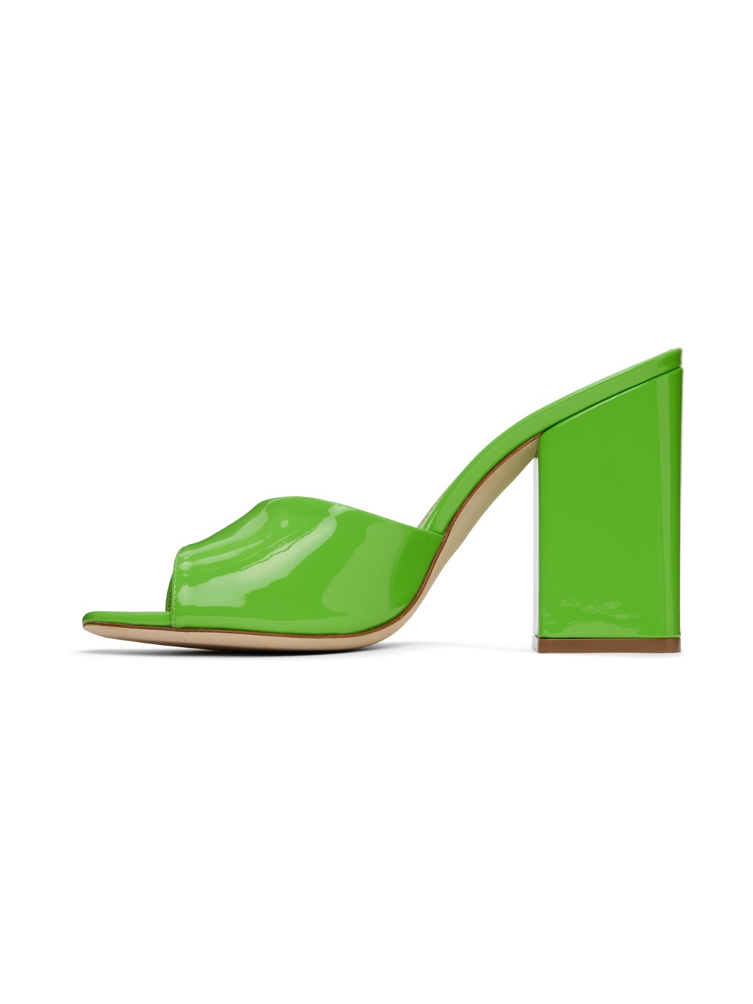 Green Anja Heeled Sandals - 3