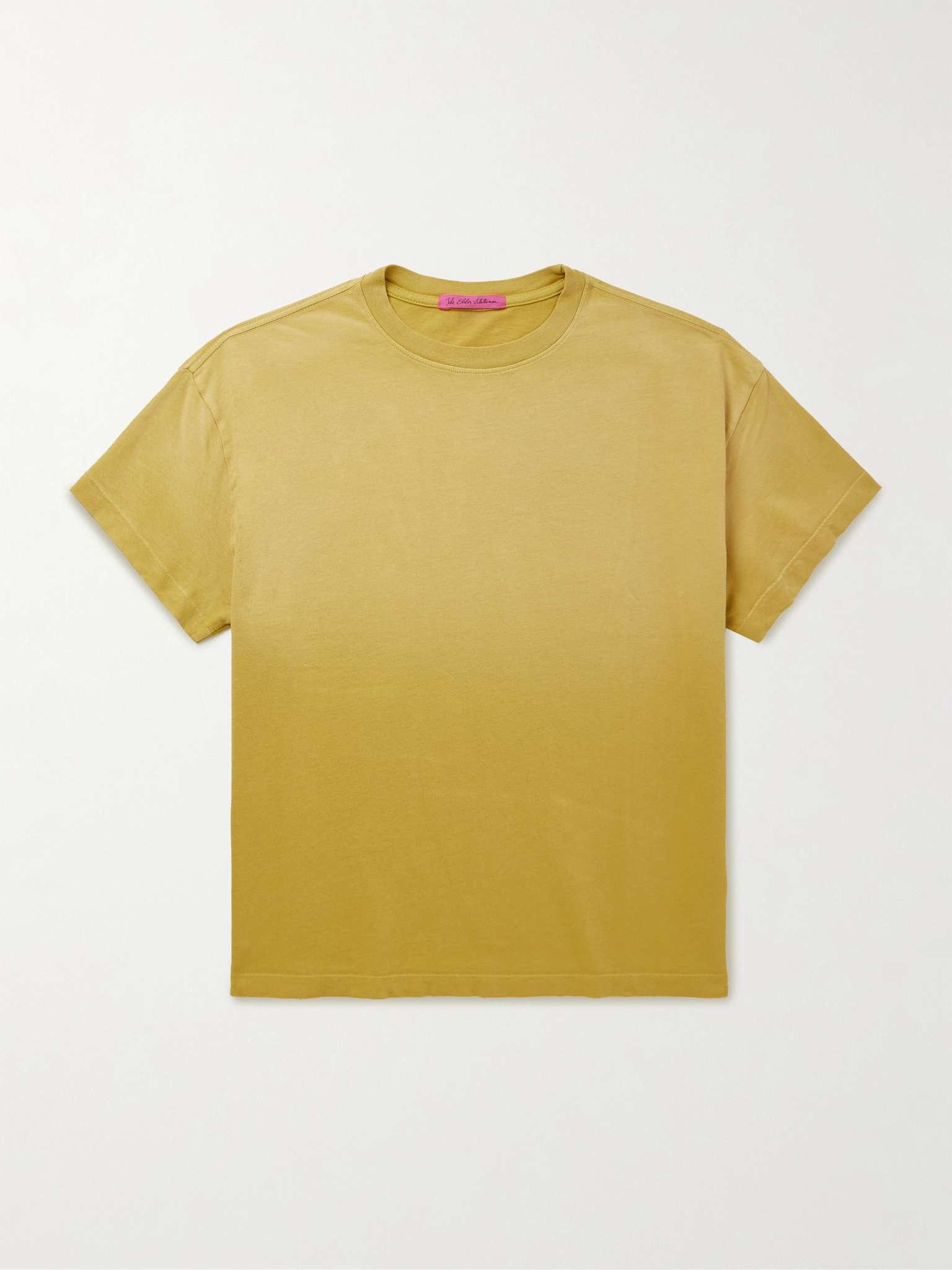 Sun-Bleached Pica Cotton and Cashmere-Blend Jersey T-Shirt - 1