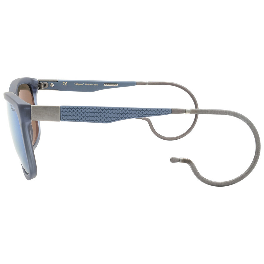 Chopard Polarized Blue Square Men's Sunglasses SCH156M AGQB 57 - 4