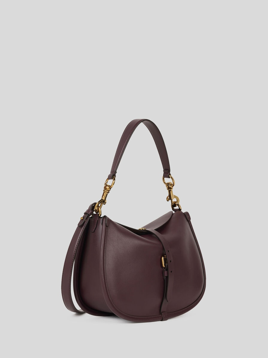 MEDIUM LEATHER PONY BAG - 5