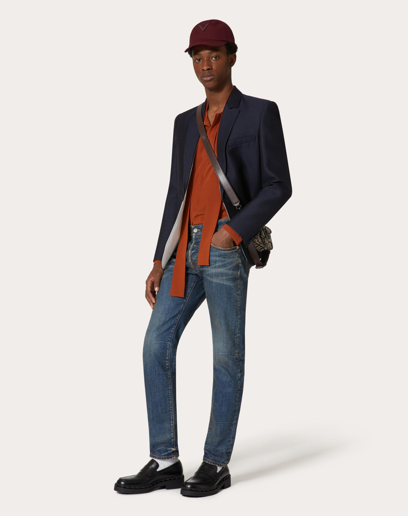 Valentino WASHED SILK SHIRT WITH NECK TIE outlook