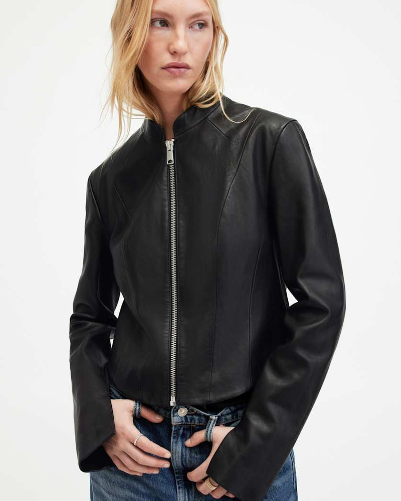 SADLER SLIM FIT LEATHER JACKET 1