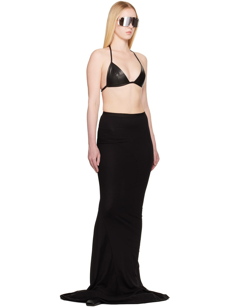 Rick Owens Black Hollywood Lido Maxi Skirt outlook
