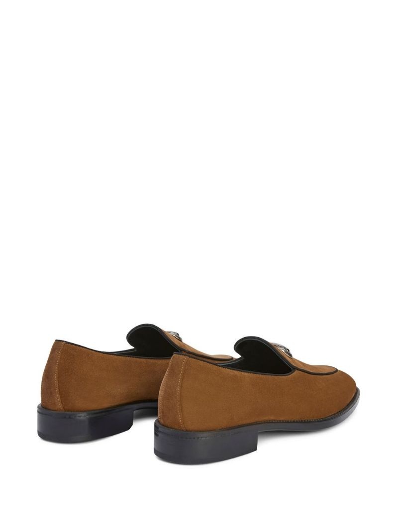 Archibald buckle-detail suede loafers - 3