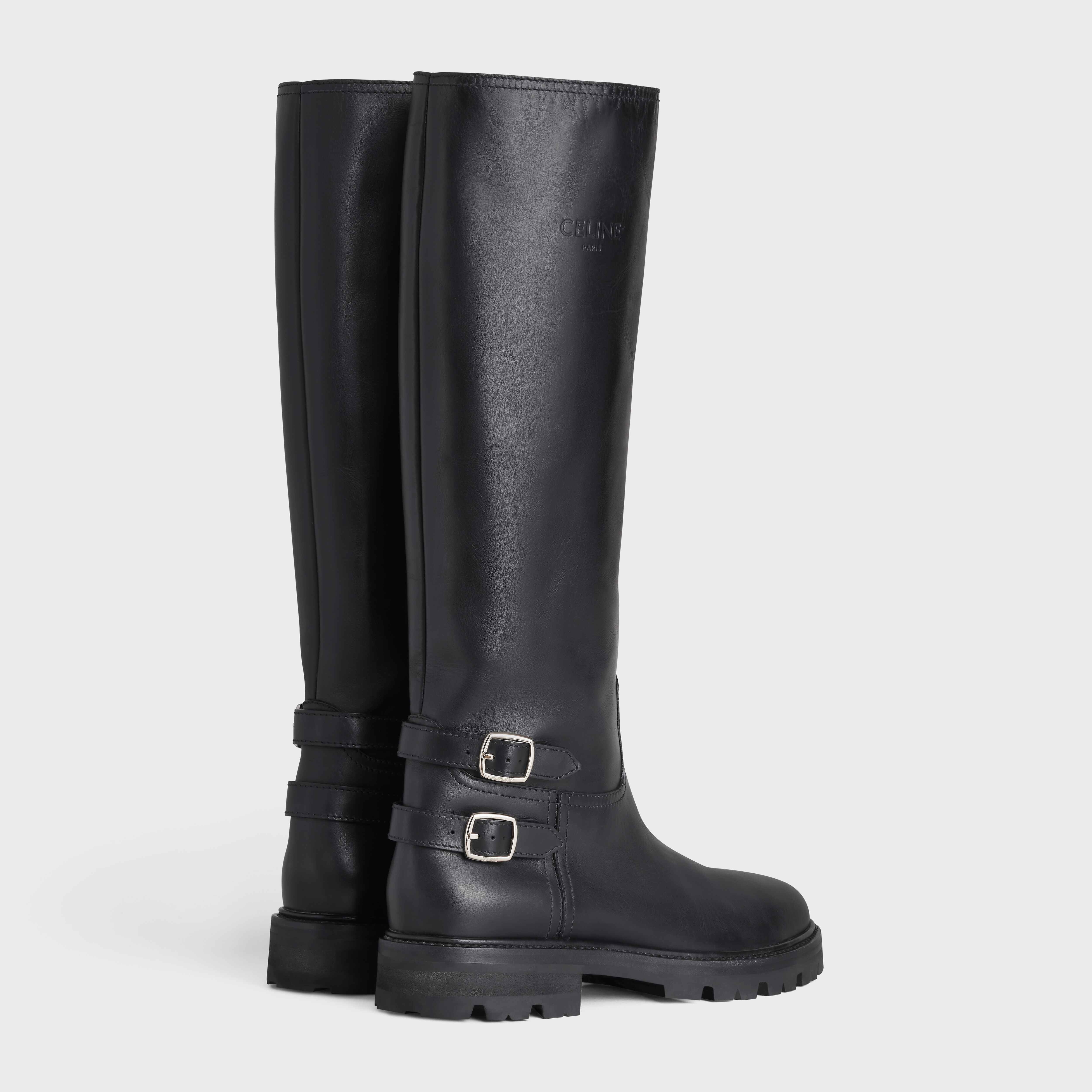 Margaret high boot with buckles in Calfskin - 3