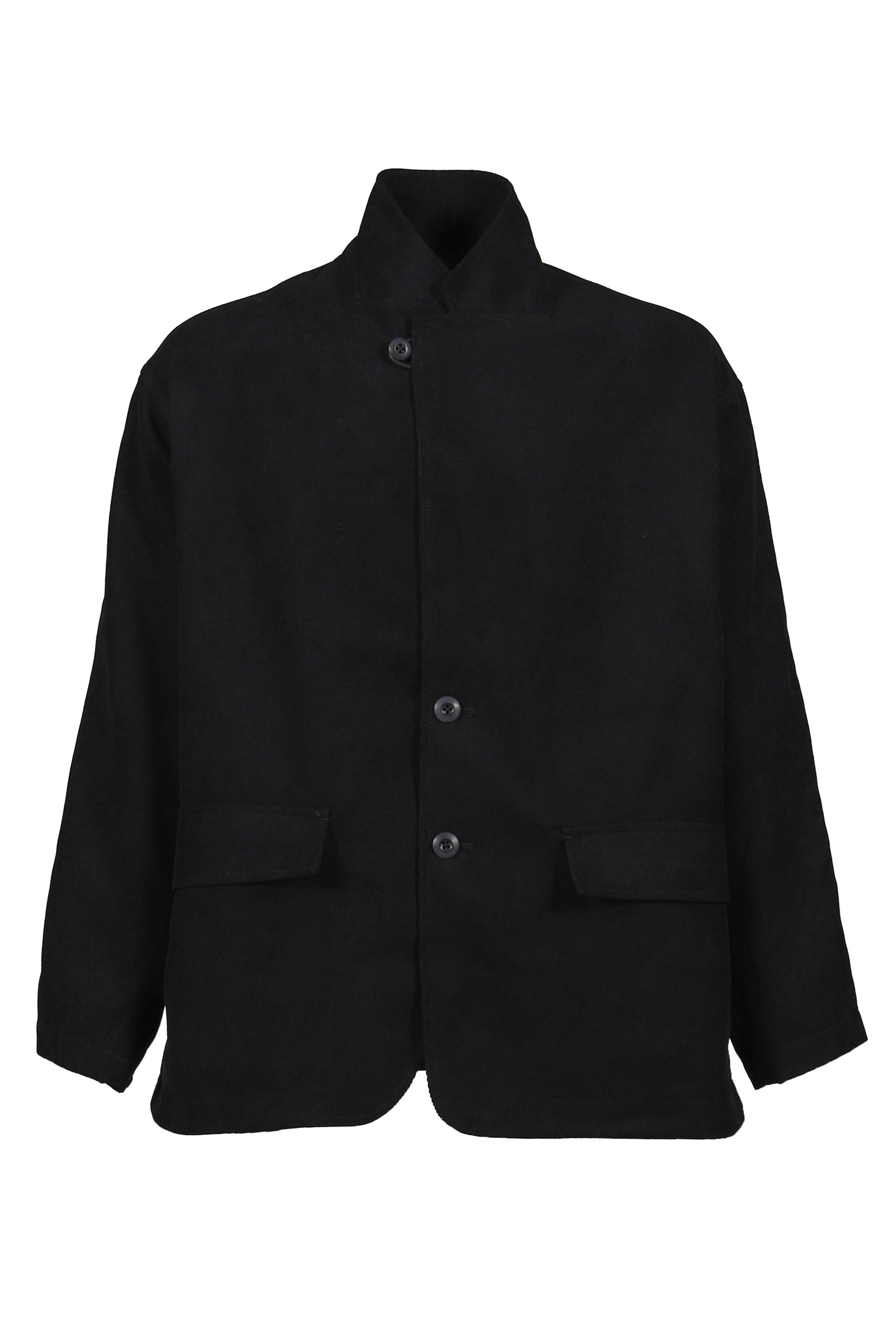 TECH LOOSE 2B JACKET CORDUROY / BLK - 2