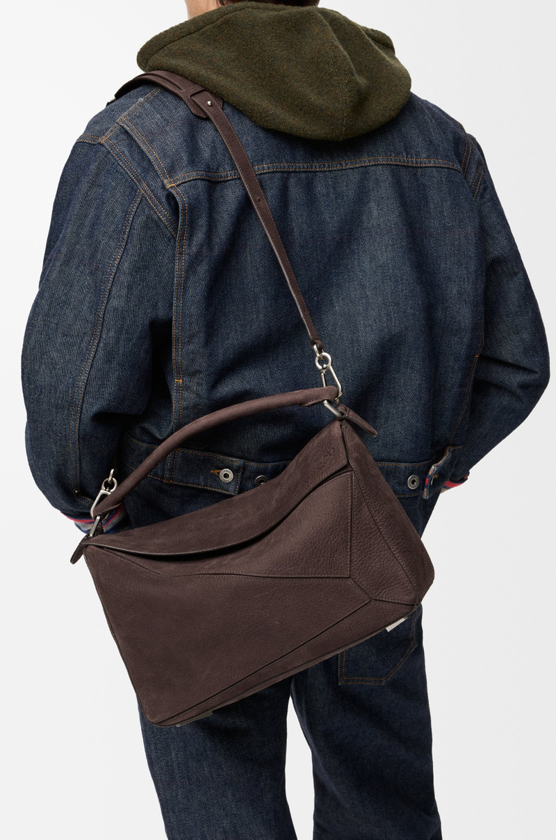 Large Puzzle bag in grained nubuck 3