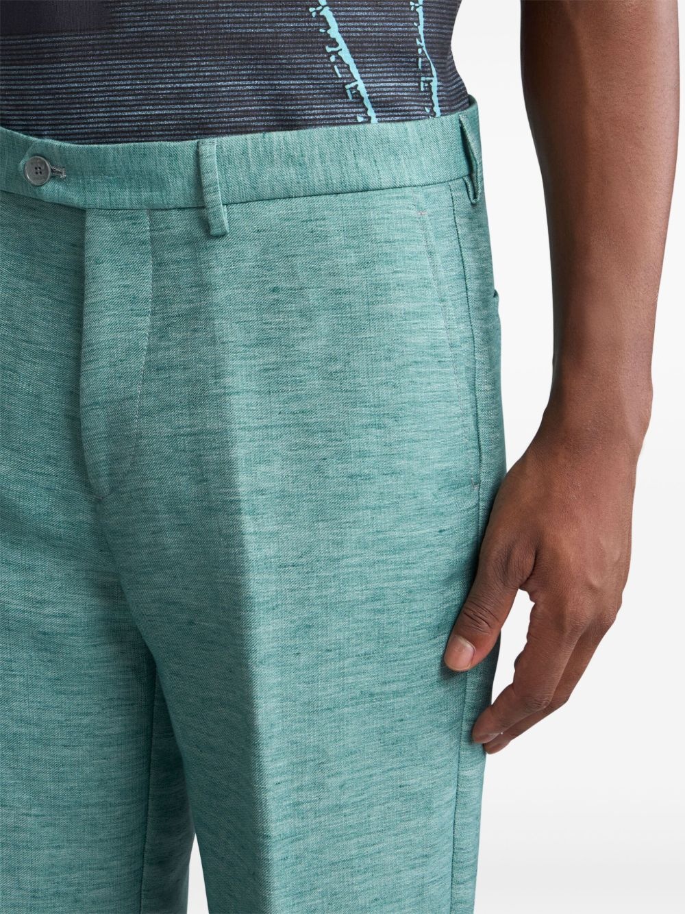 linen shorts - 5
