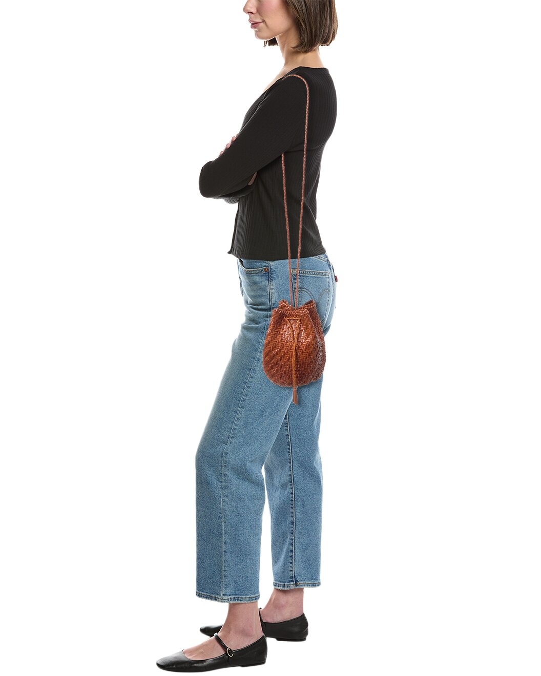 Dragon Diffusion Pompom Double Jump Leather Crossbody - 4