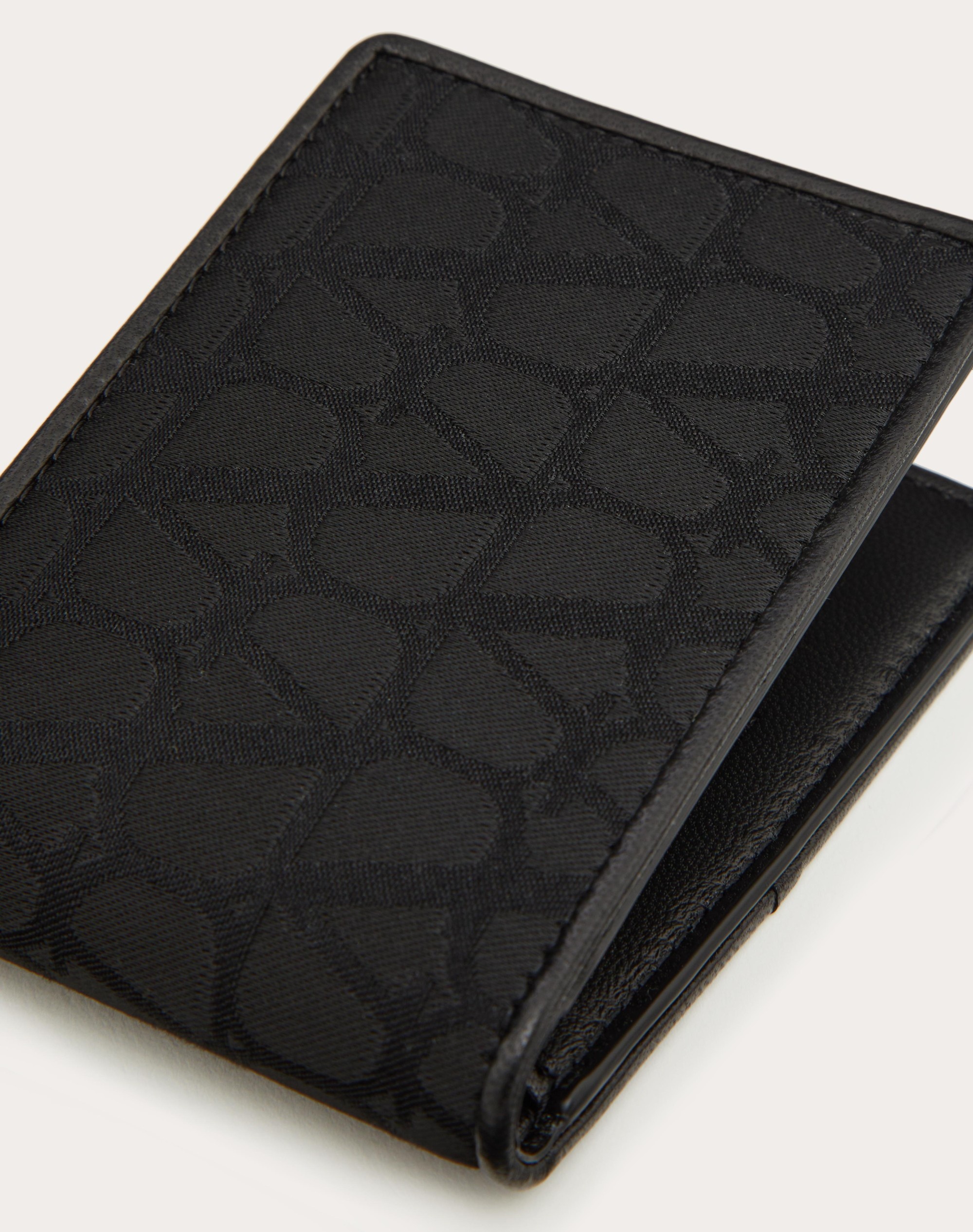 TOILE ICONOGRAPHE WALLET IN TECHNICAL FABRIC WITH LEATHER DETAILS - 2