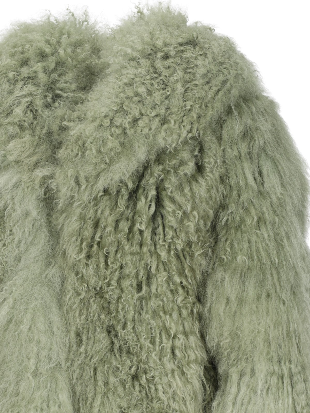 FUR CROP COAT - 5