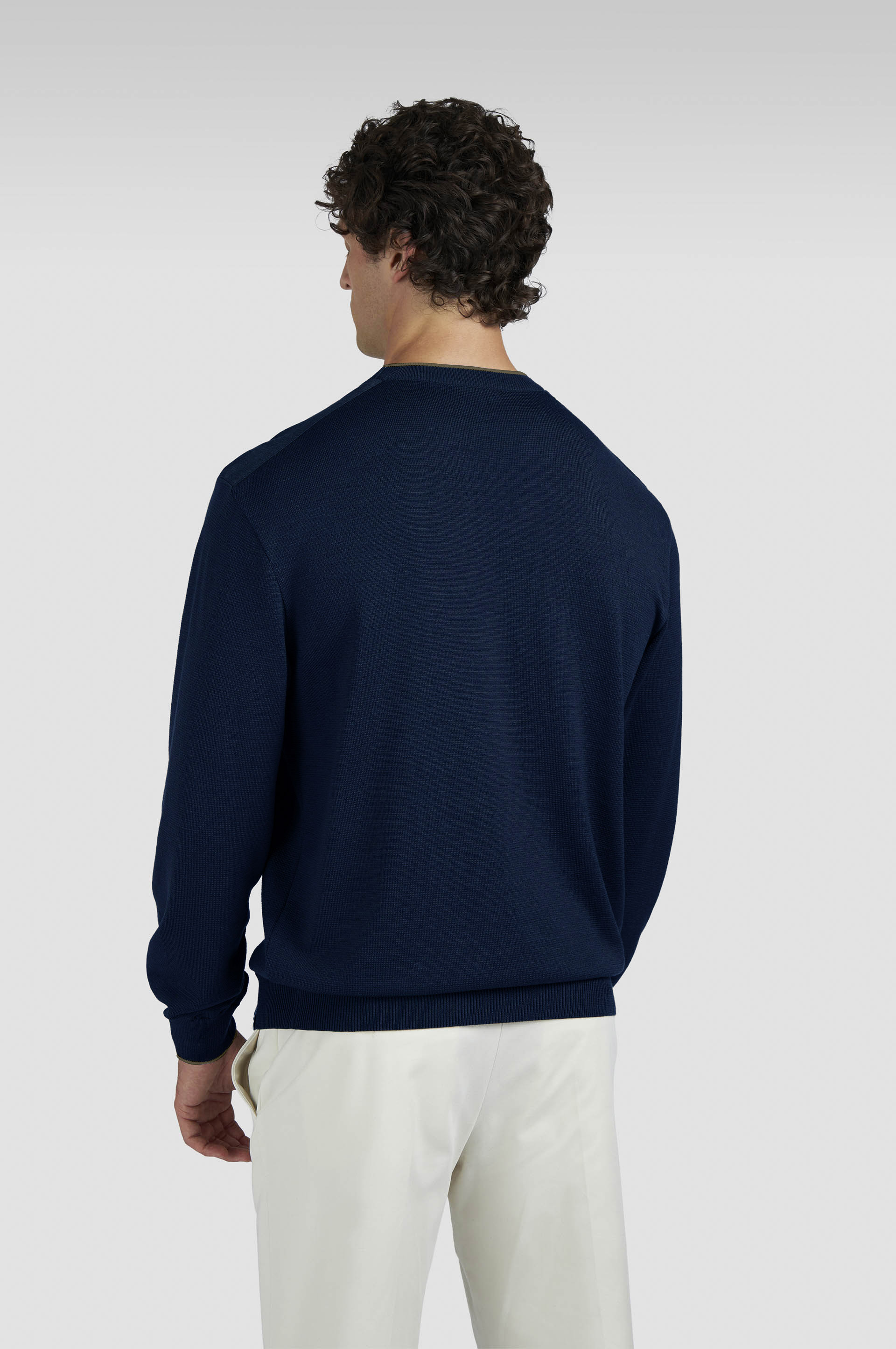 MERINO EXTRAFINE CREWNECK SWEATER - 3