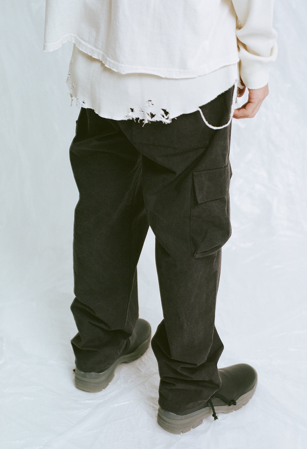 WASHED CORPUS CARGO PANTS - 3