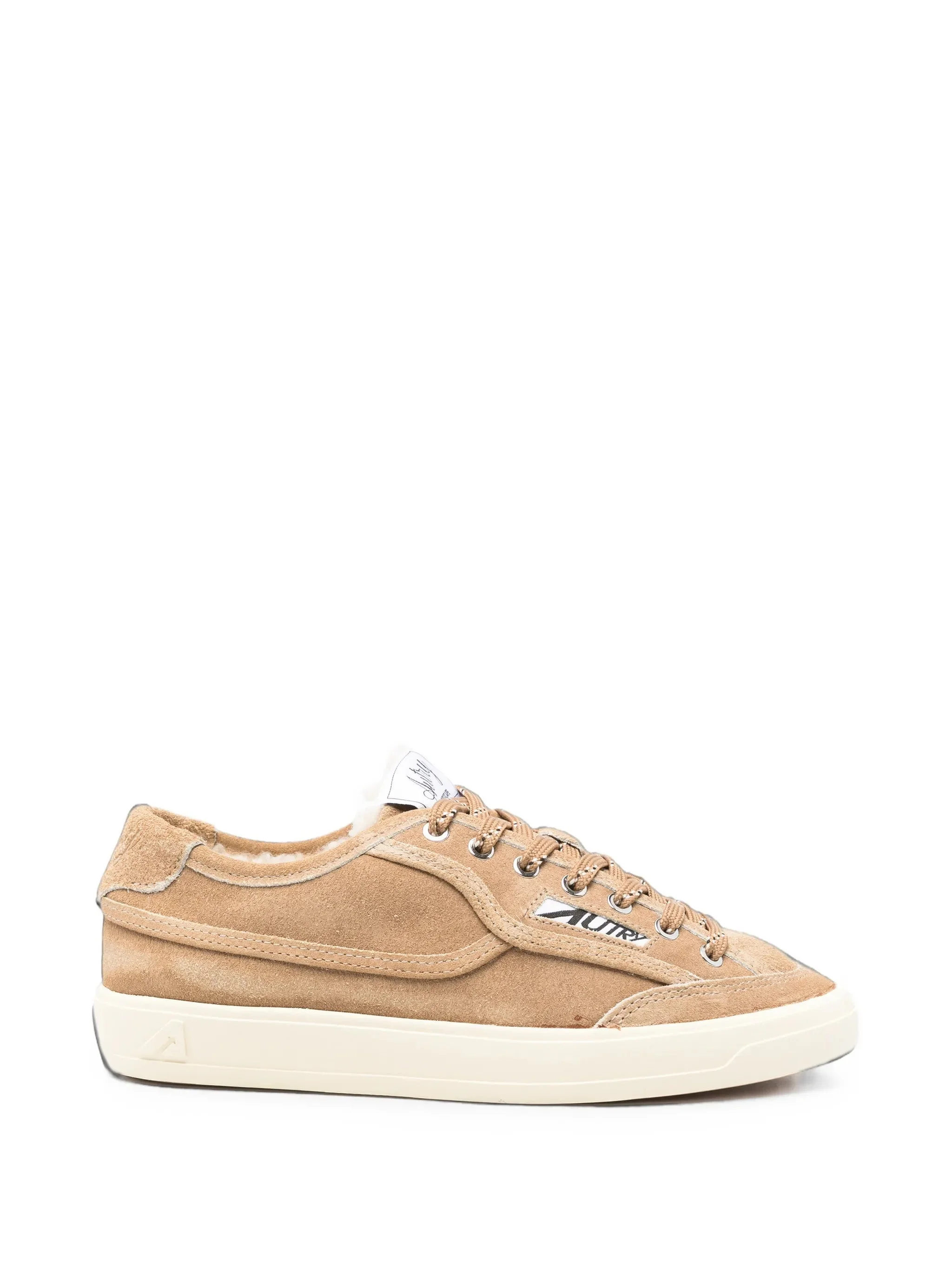 Autry Windscape Shearling-lined Suede Sneakers - 1