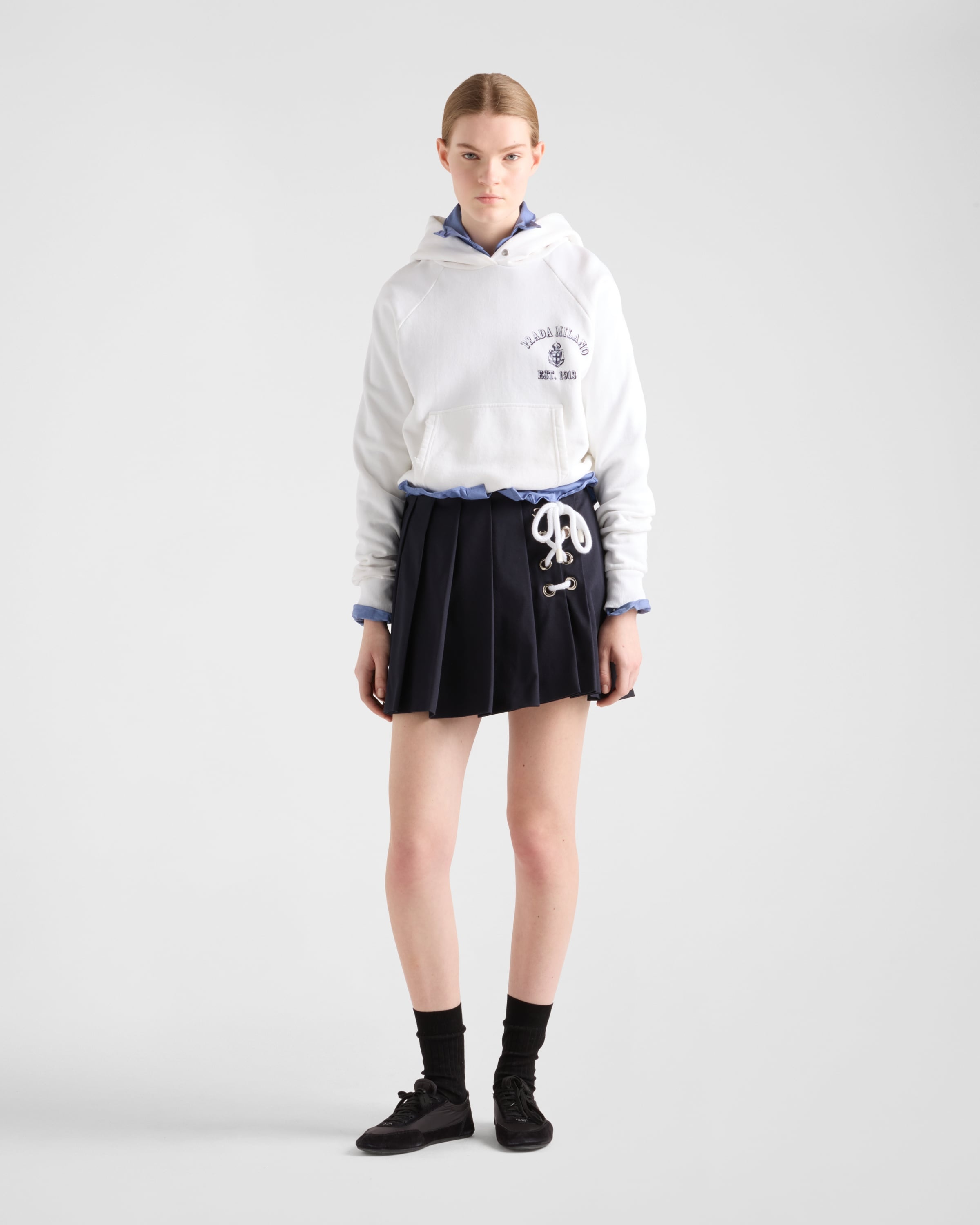 Cotton fleece hoodie - 2