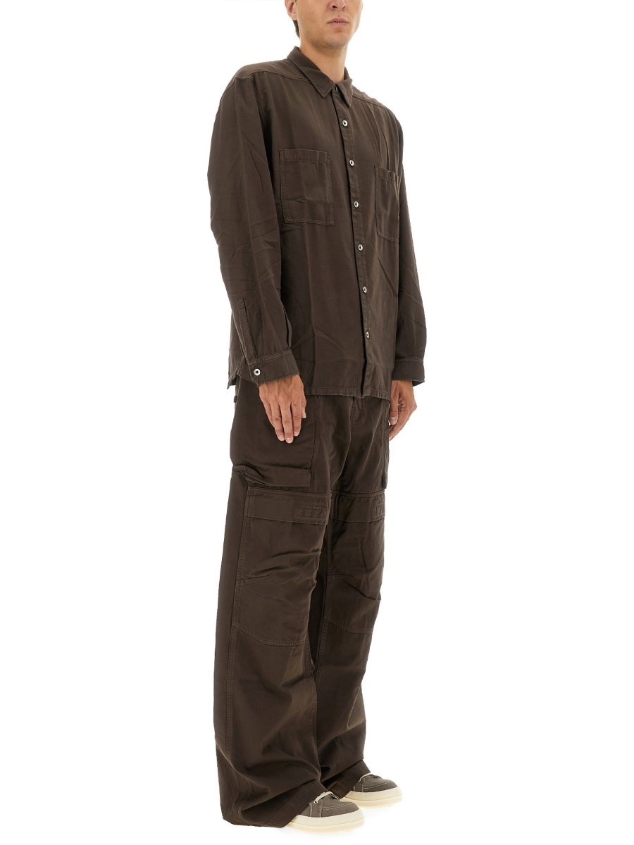 COTTON JUMBO OUTERSHIRT SHIRT - 2
