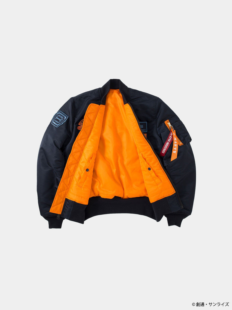 STRICT-G GUNDAM X ALPHA X HATHAWAY NOA MA-1 BOMBER JACKET 3