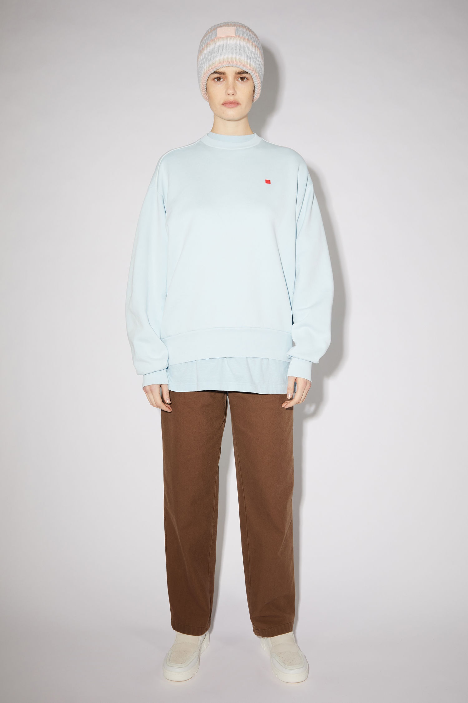 Oversized sweatshirt - Powder blue - 2