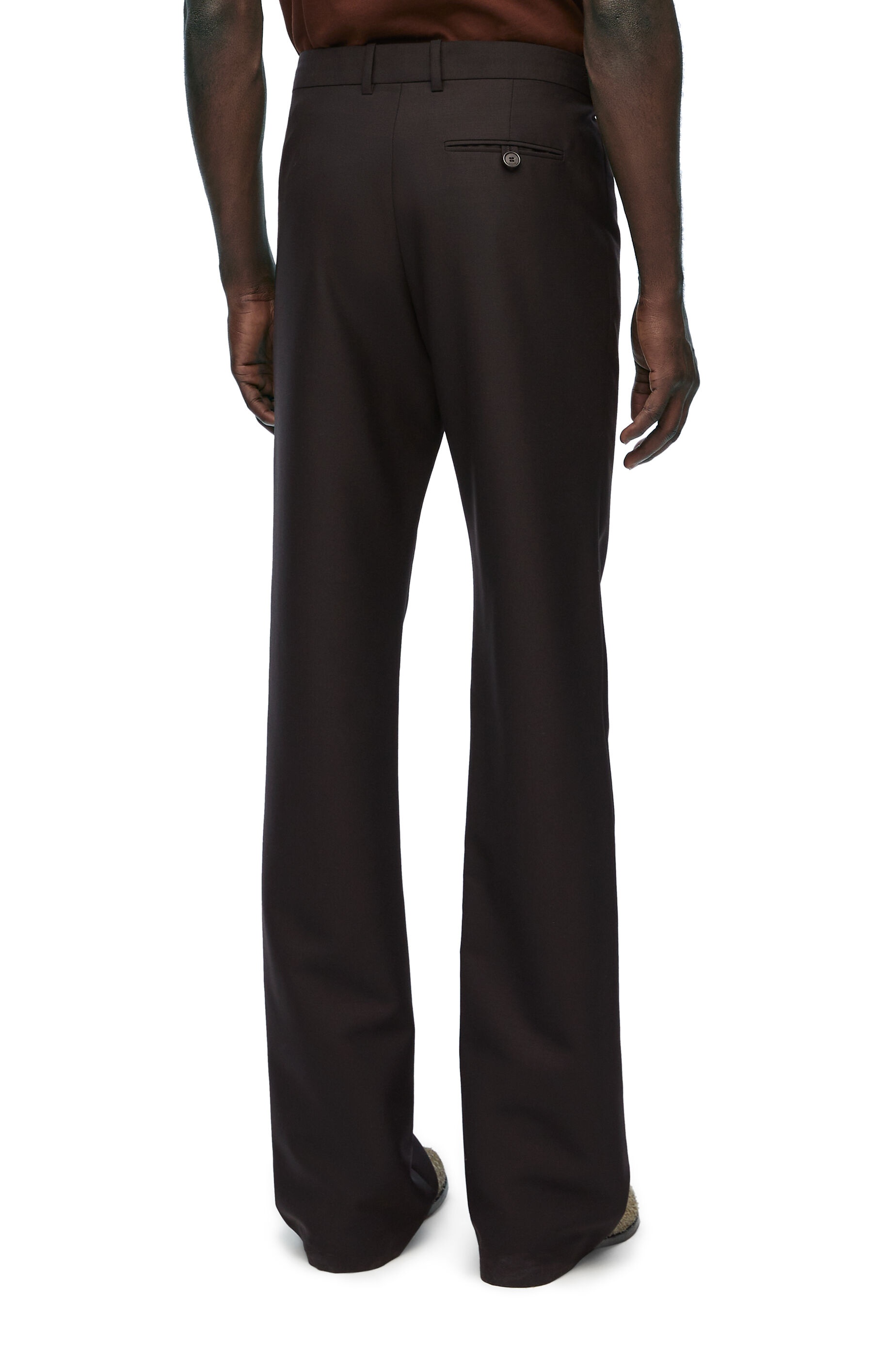 Bootleg trousers in wool and mohair - 4
