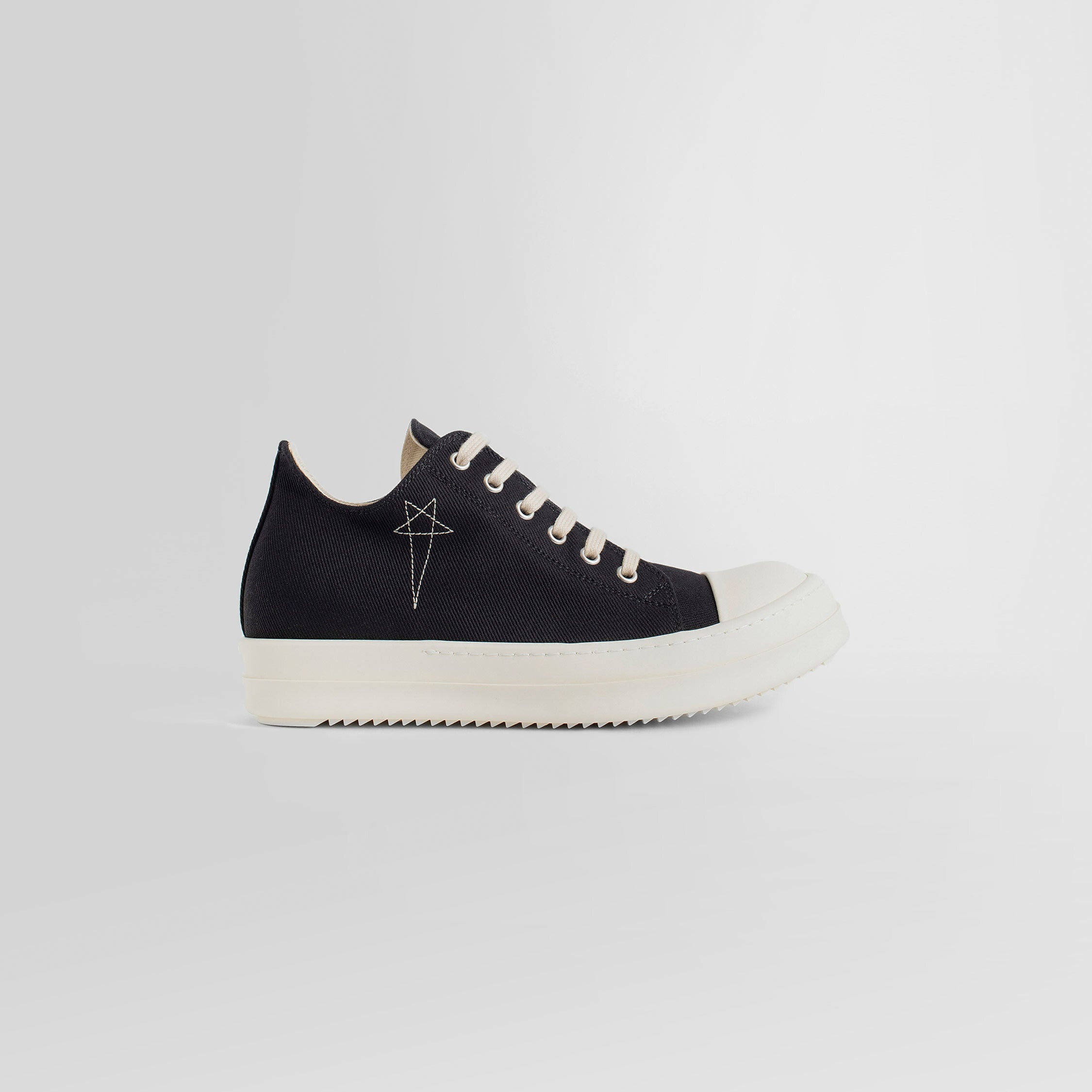 RICK OWENS WOMAN BLACK SNEAKERS - 8