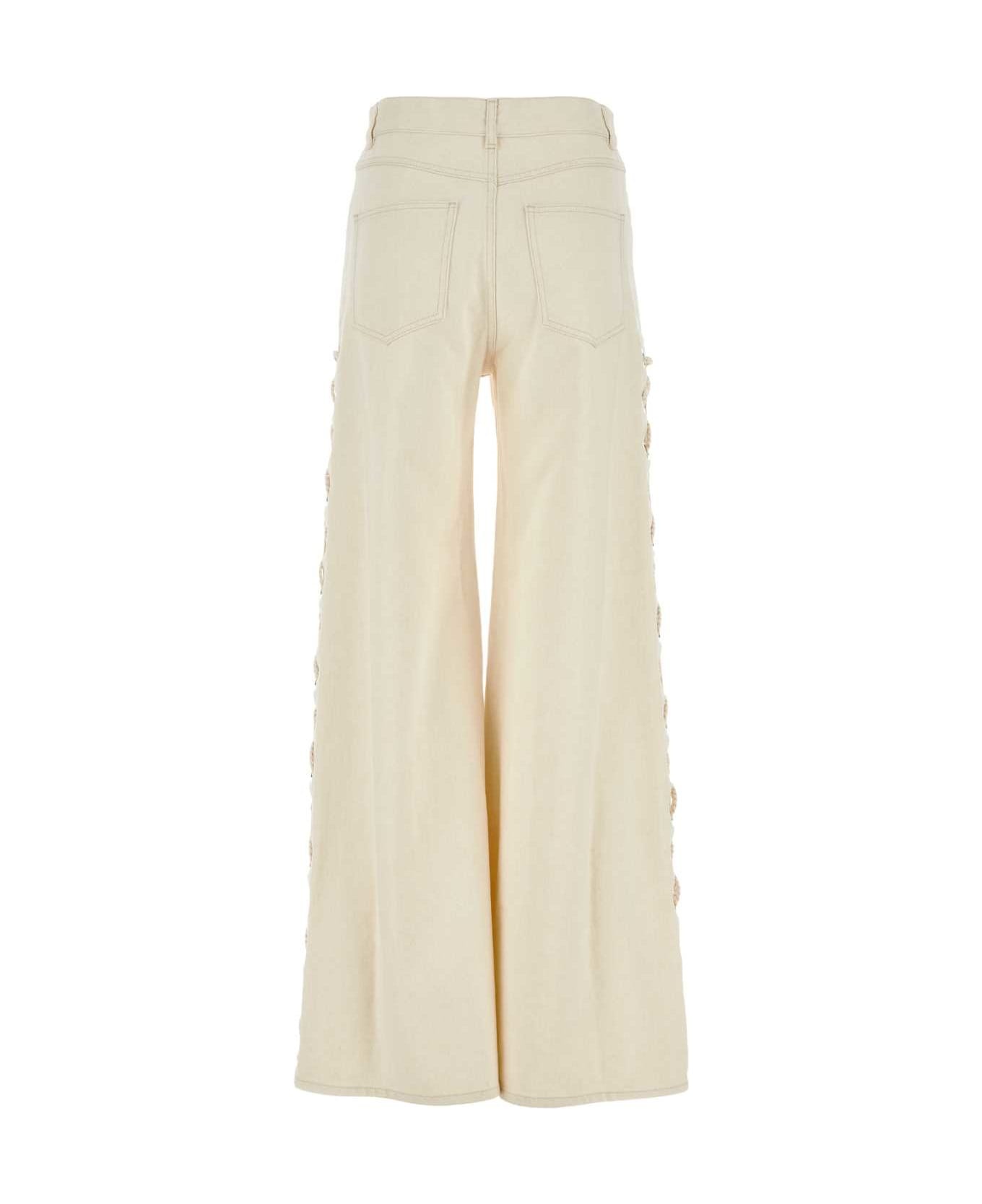 Denim Wide-leg Jeans - 2