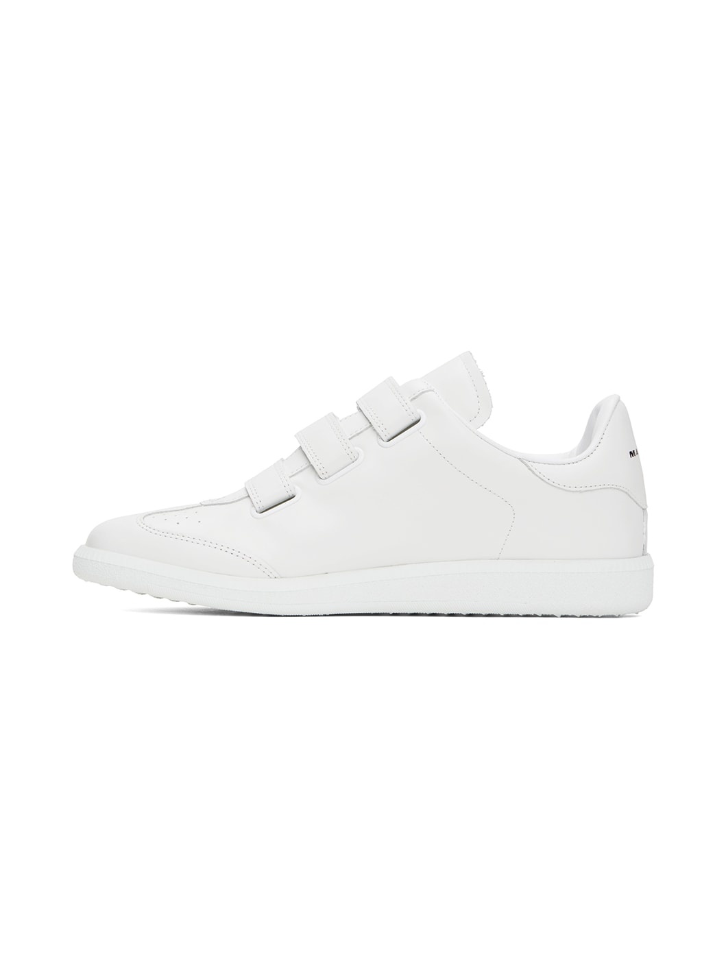 White Bethy Logo Leather Sneakers - 3