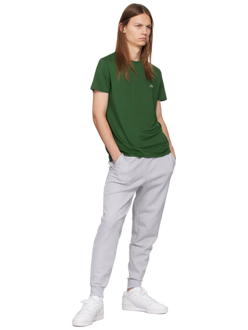 LACOSTE Green Crewneck T-Shirt outlook
