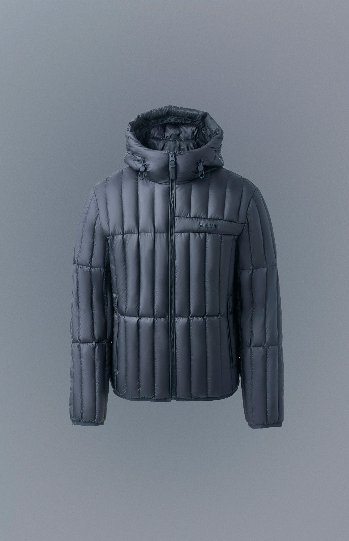 PETER Translucent ripstop light down jacket with hood - 1