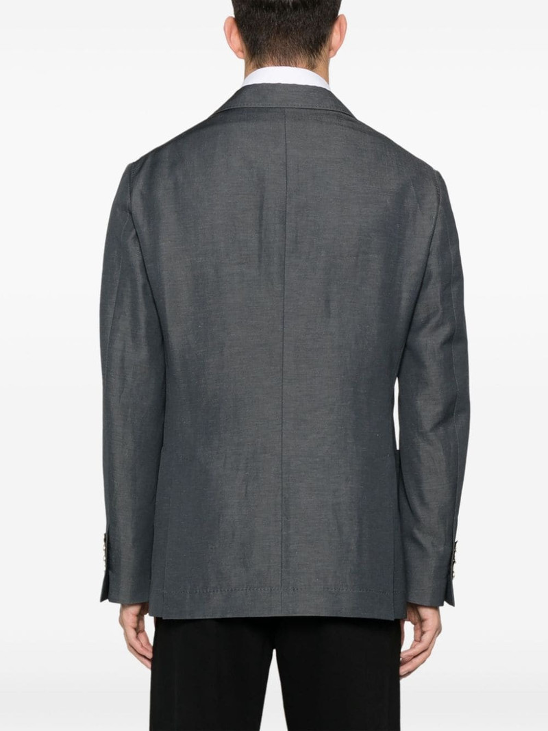 double-breasted mÃ©lange blazer 4