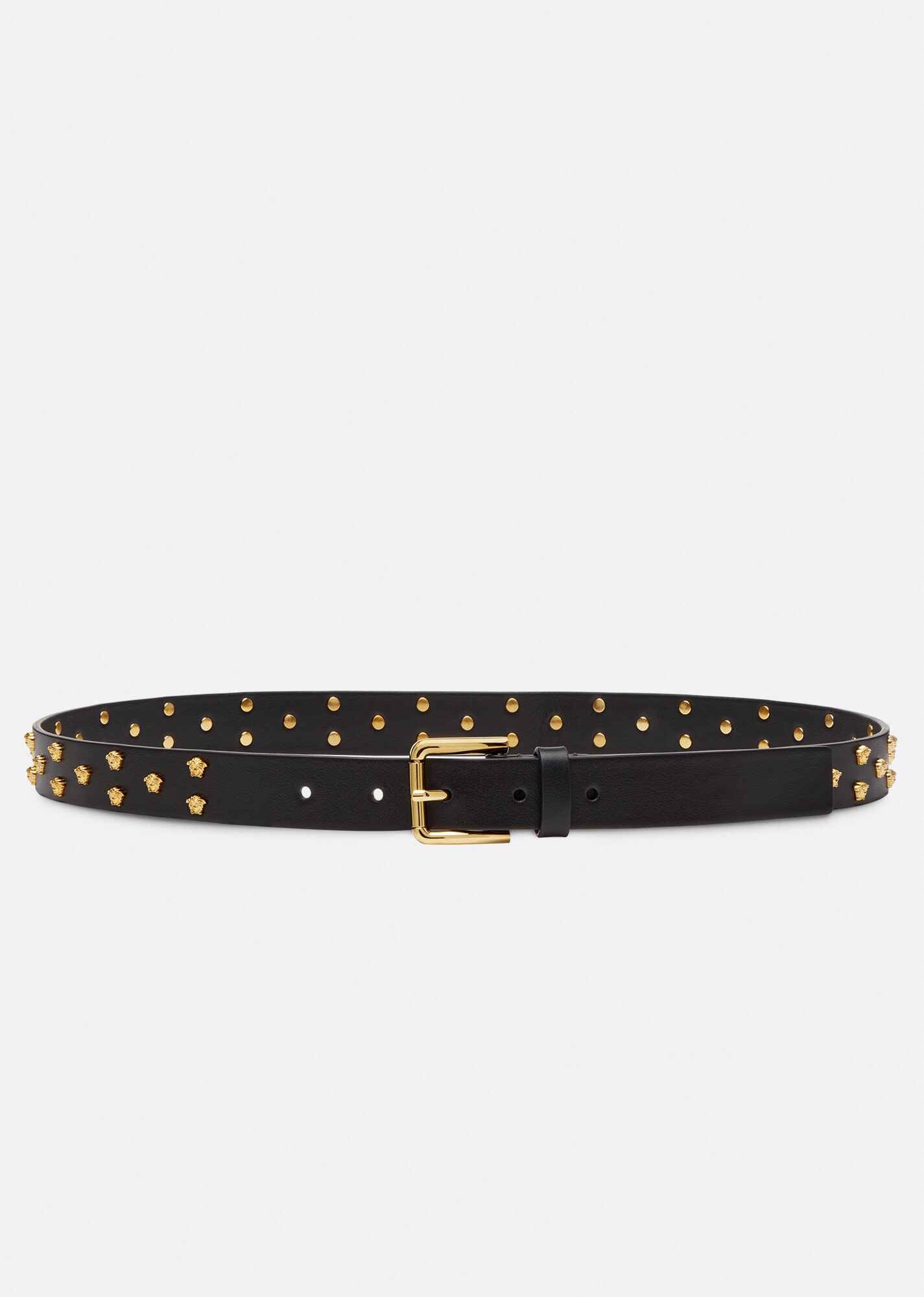 Medusa Stud Leather Belt - 1