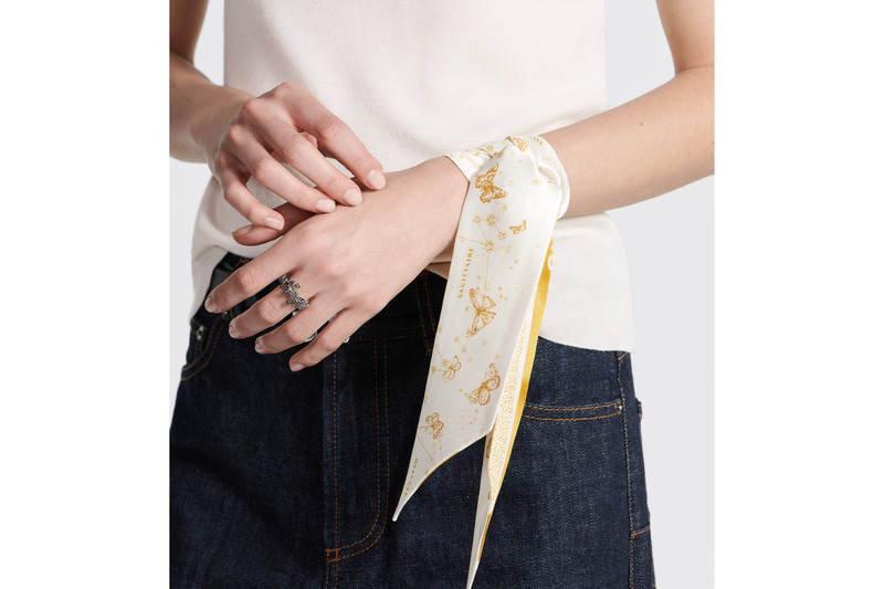 Dior Butterfly Zodiac Mitzah Scarf outlook