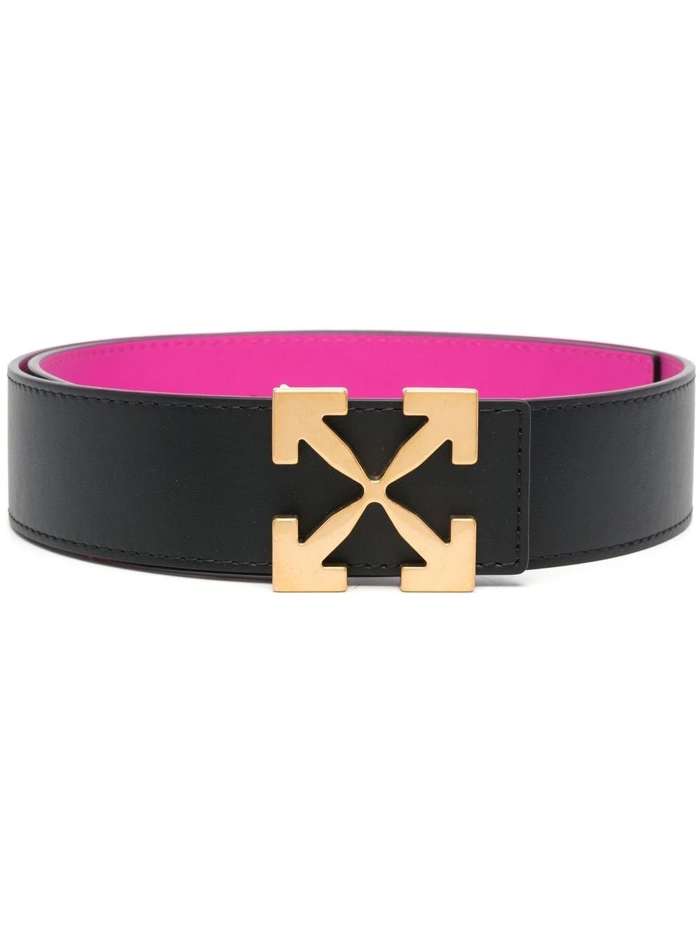 Arrows-motif buckle-fastening belt - 1