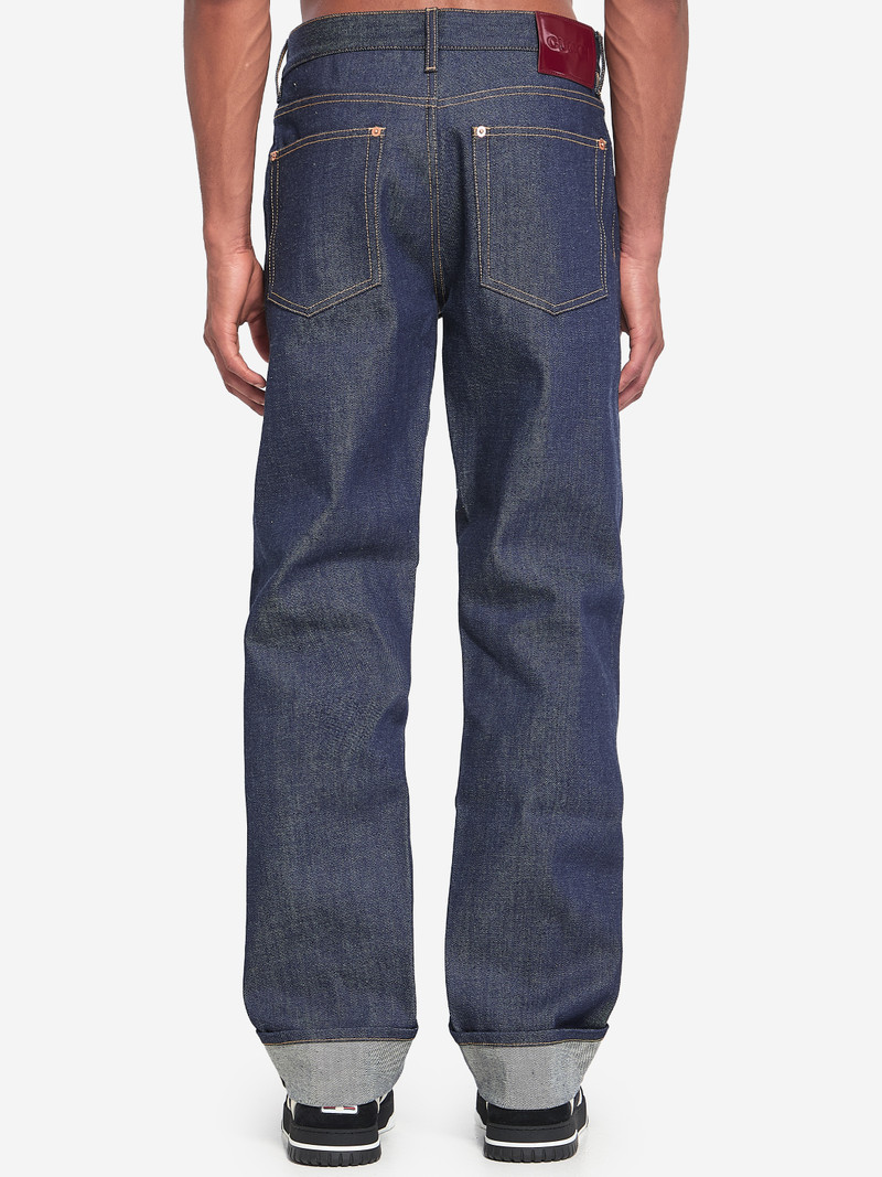 GUCCI Denim trousers with hem details outlook