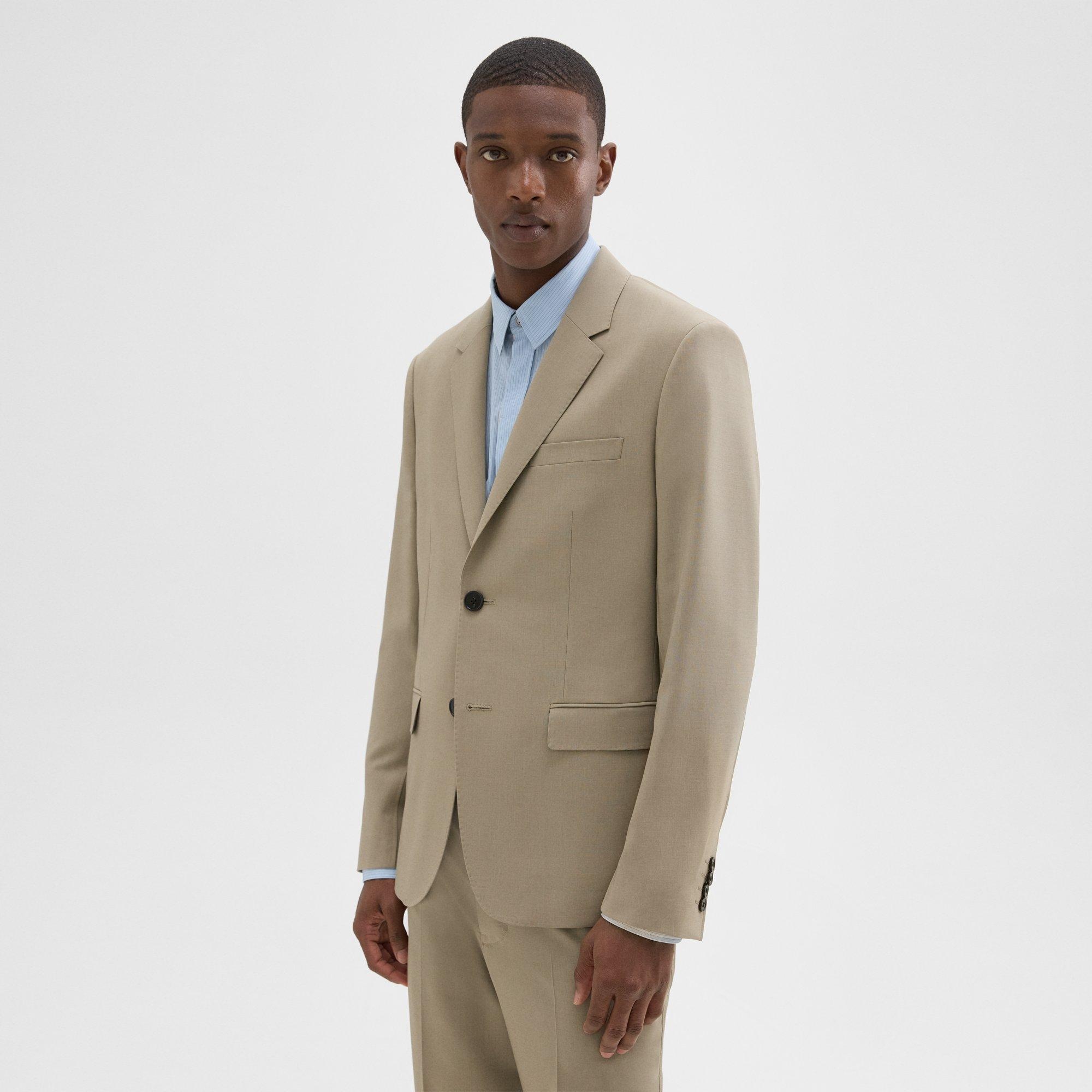 Virgin Wool Two-Button Blazer - 3