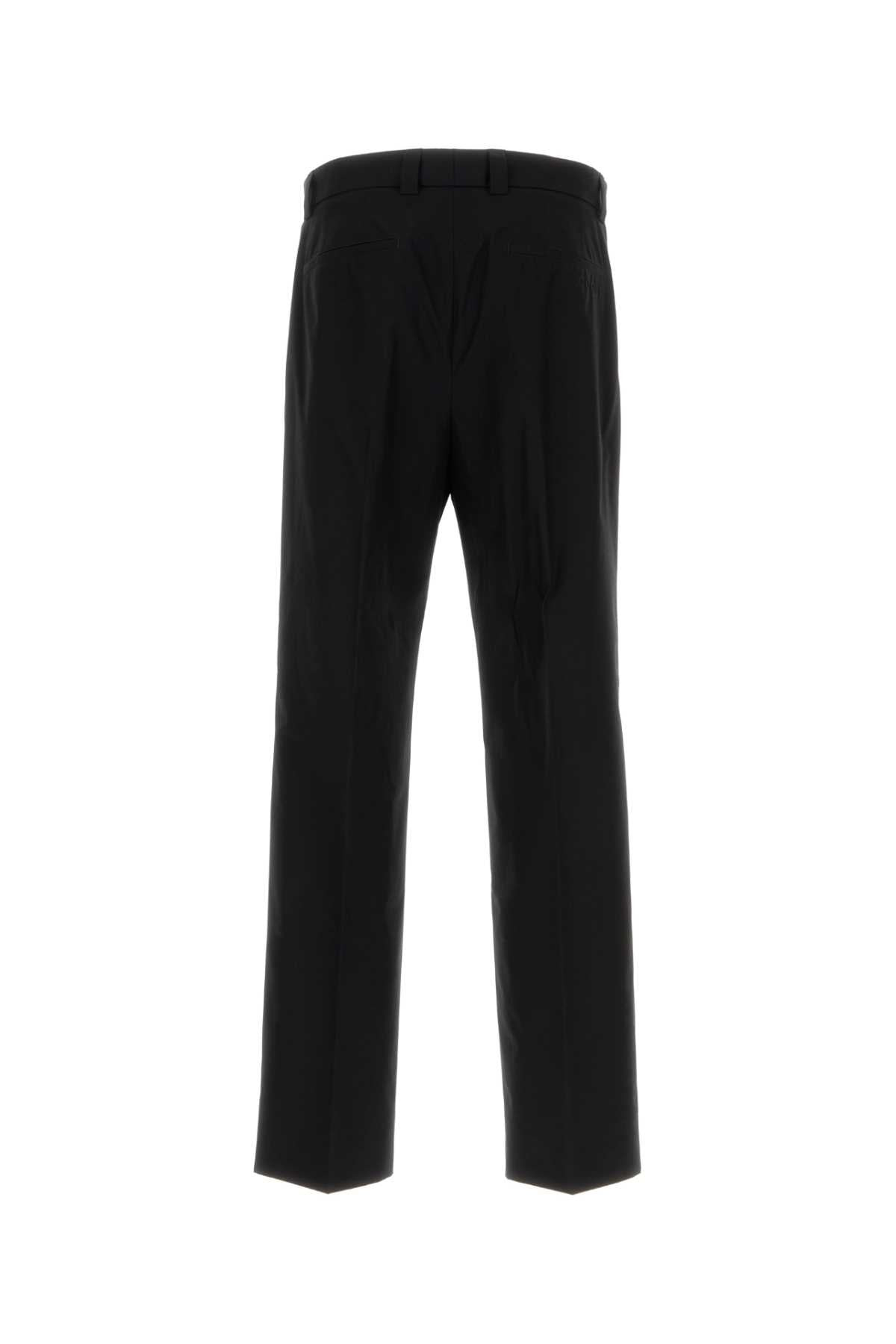 Gucci Men Black Poplin Pant - 2