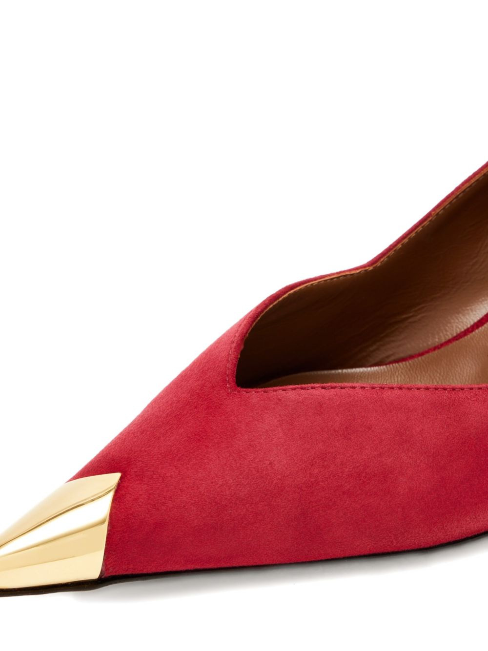 40mm Melaine suede pumps - 4