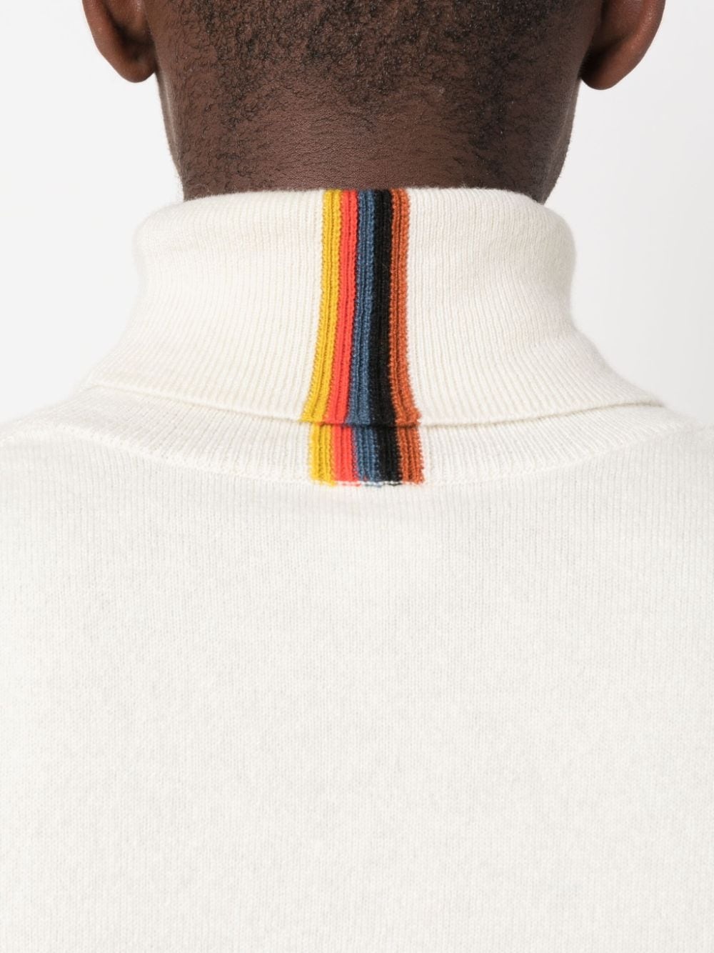 roll-neck cashmere jumper - 5