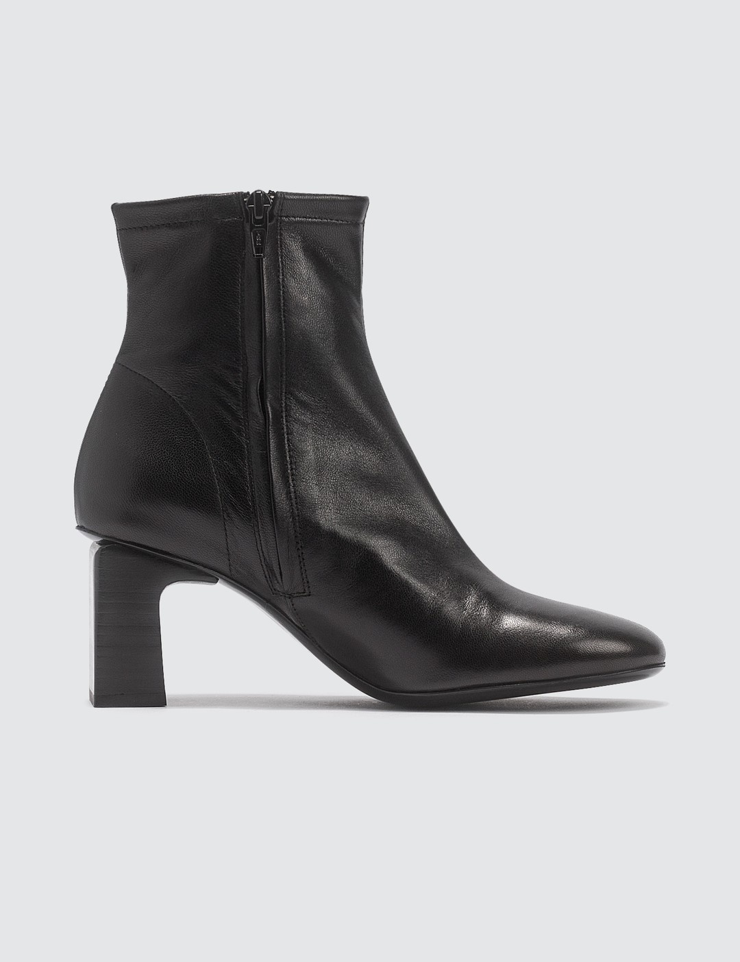 VASI LEATHER BLACK BOOTS - 7