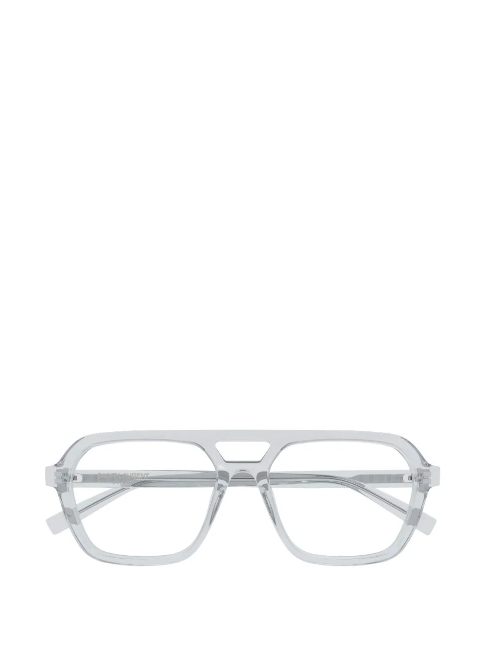 geometric-frame glasses - 1