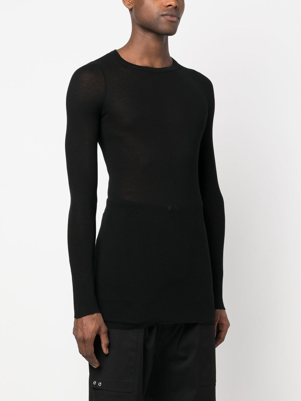 long-line style T-shirt - 3