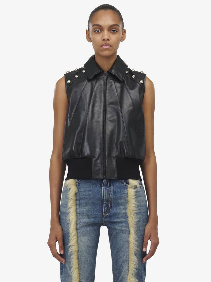 Studded Leather Vest 5