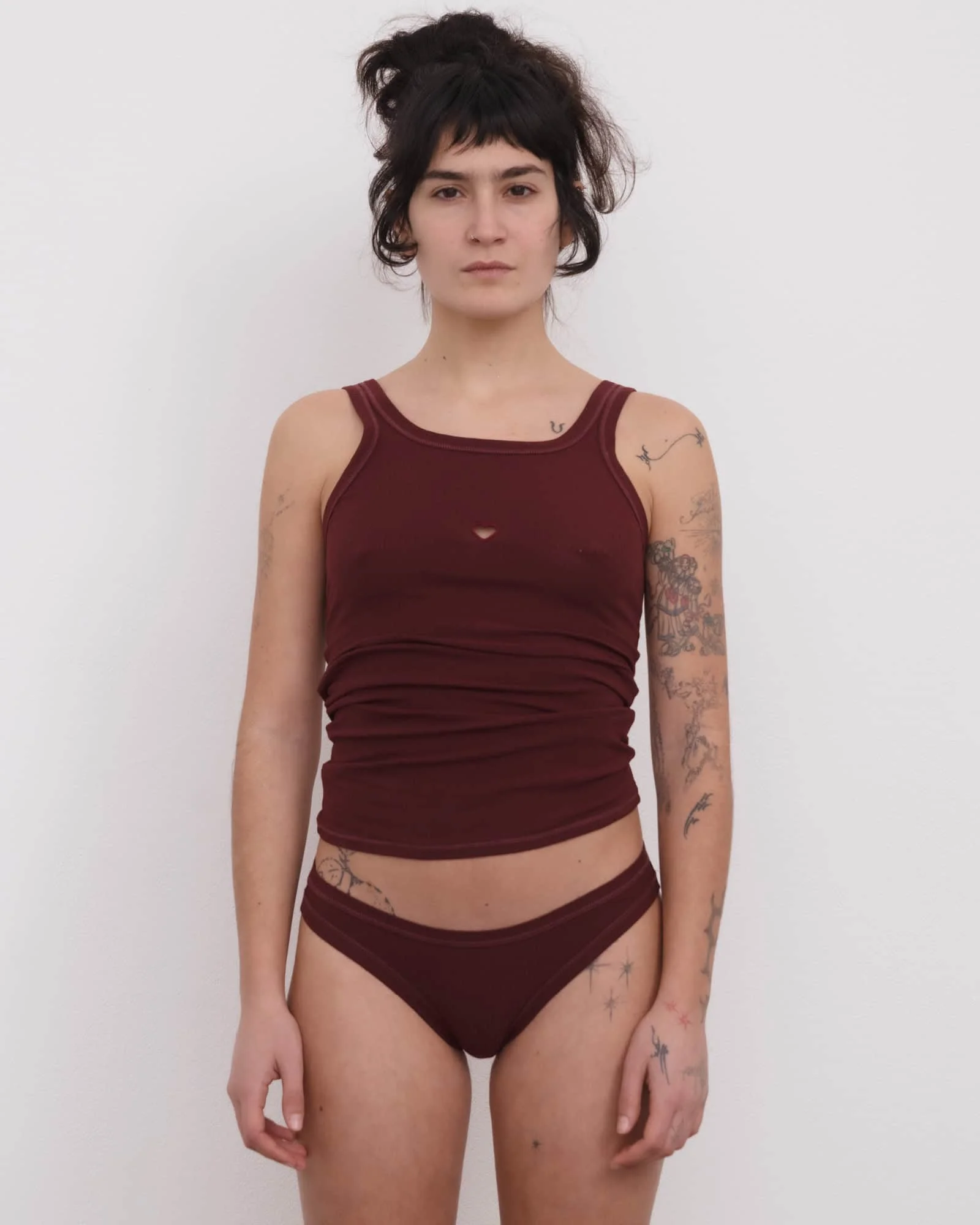 Heart Tank - Organic Cotton Rib - 1