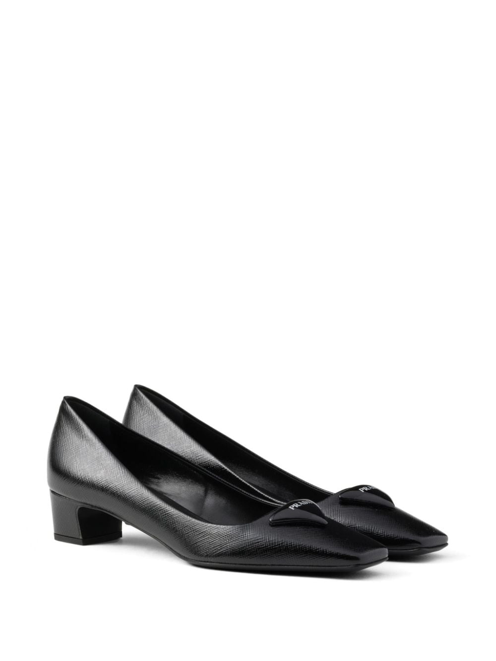 35mm Saffiano leather pumps - 2