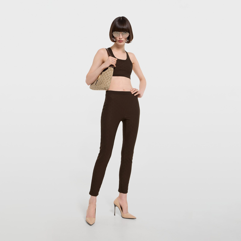 GUCCI GG jersey jacquard leggings outlook